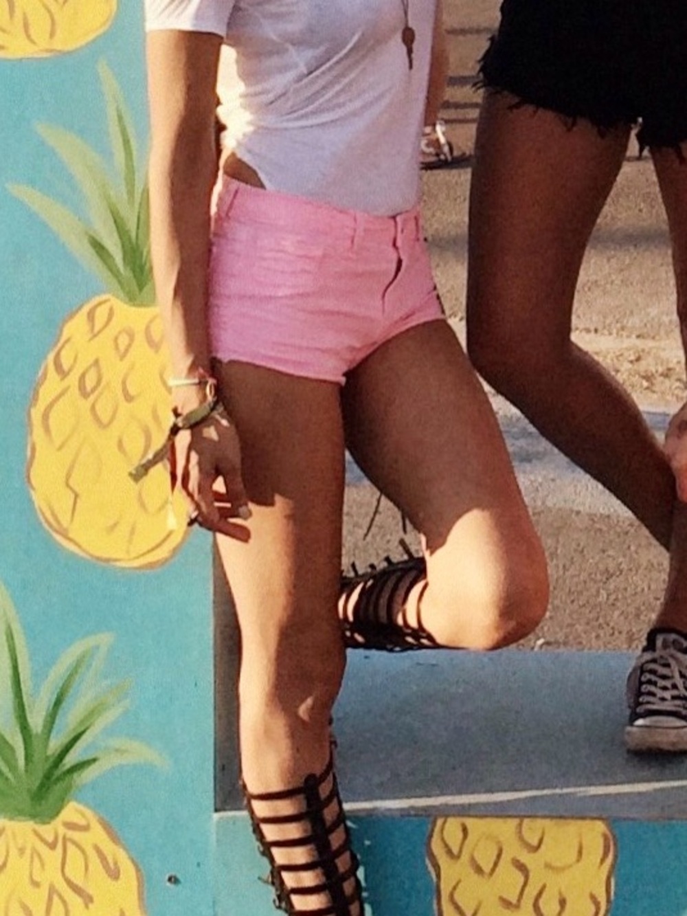 Sale!! J Brand Designer Hot Cut-off Short Shorts in Neon Pink